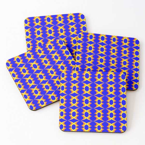 Item preview, Coloured geometric abstract pattern designed and sold by flashcompact.
