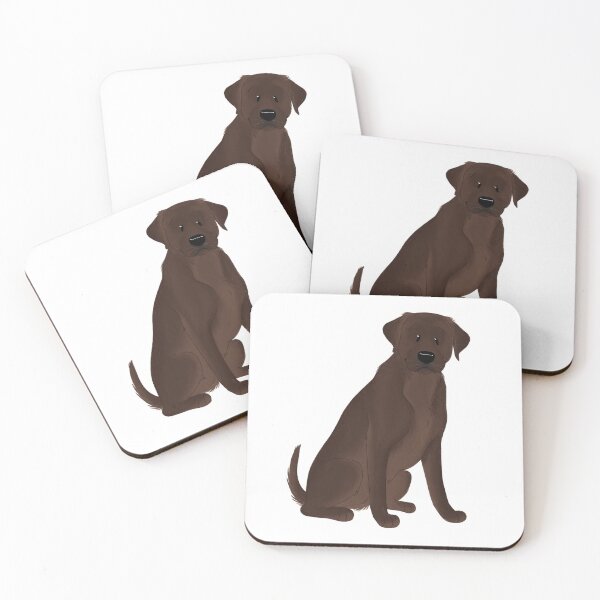 Item preview, Chocolate Labrador Retriever  designed and sold by scribblesnsnuff.
