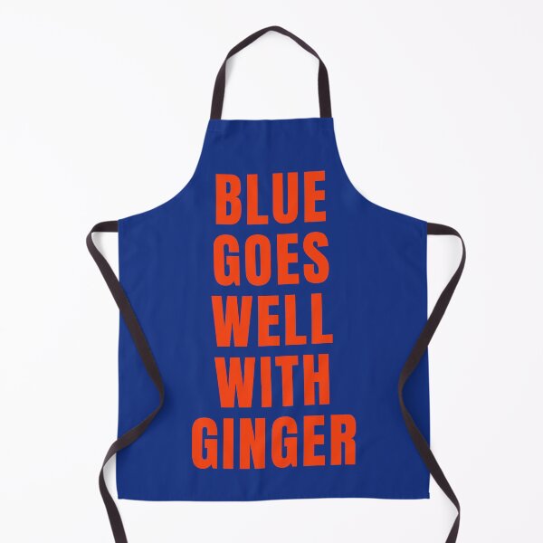 Item preview, Blue goes well with ginger. Redheads rule! Text only design, orange capitals. designed and sold by JellyBeenzz.