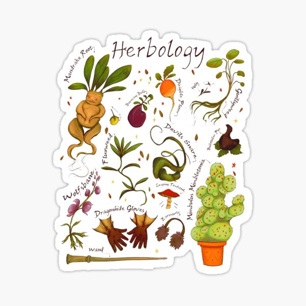 herbology Plants Sticker