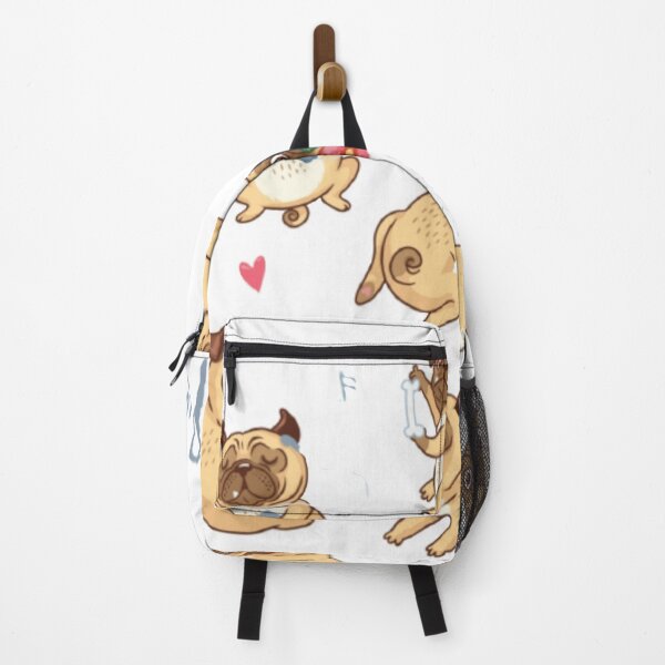 Item preview, Best dog pugs stickers designed and sold by Luna-shop16.