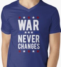 War Never Changes Men's V-Neck T-Shirt