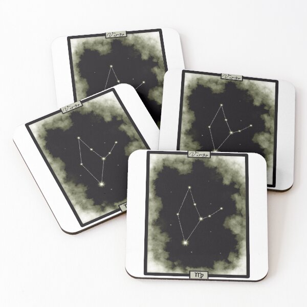 Item preview, Virgo Zodiac Constellation Tarot Card Style    designed and sold by Stickyourselfon.