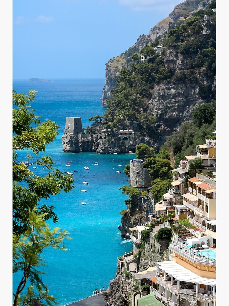 Costa de Amalfi Italia Sudadera Positano Crewneck Capri Sudadera