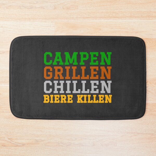 Item preview, Camping Barbecue Chill Beers Killen Camping Gift designed and sold by Wohnmobil-Liebe.