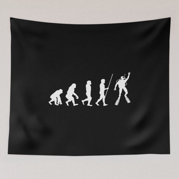 Item preview, Evolution Of Scuba Diver designed and sold by SmartStyle.