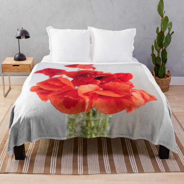 Item preview, Fresh Red Poppy Flowers designed and sold by newburyboutique.
