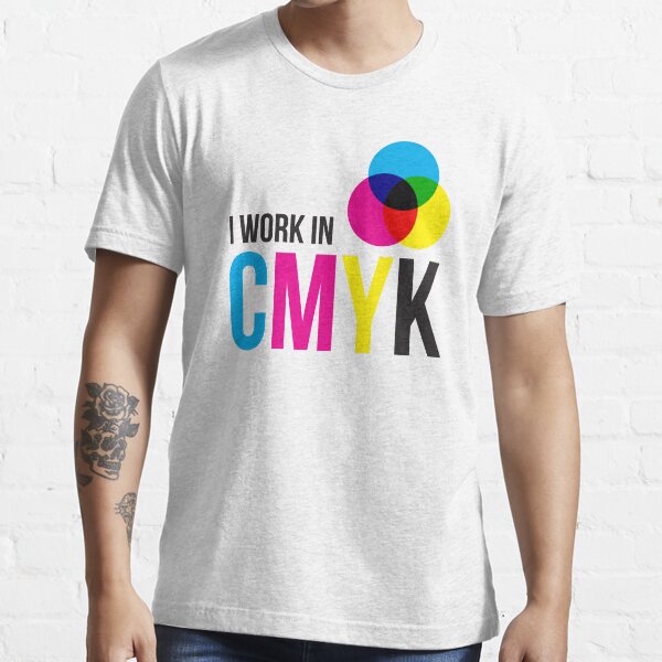 I Work In CMYK Essential T-Shirt