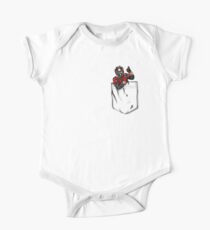Ant Man in Pocket Short Sleeve Baby One-Piece