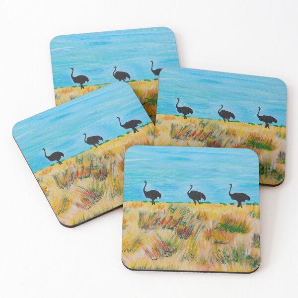 Item preview, Three Ostriches in Long Grass designed and sold by JTYCreative.
