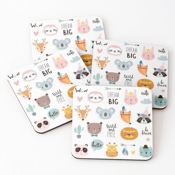 Item preview, Cute  animals stickers designed and sold by Luna-shop16.