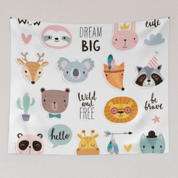 Item preview, Cute  animals stickers designed and sold by Luna-shop16.
