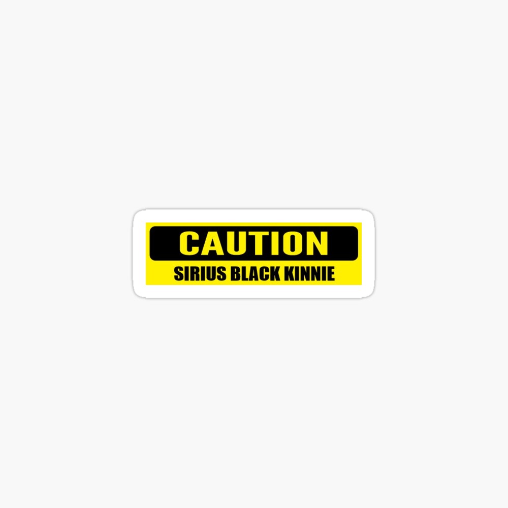 Caution Sirius Black Kinnie Iphone Case For Sale By Egsalmon Redbubble