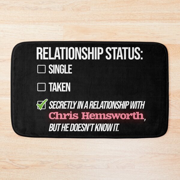 Item preview, Relationship with Chris Hemsworth designed and sold by 2Girls1Shirt.