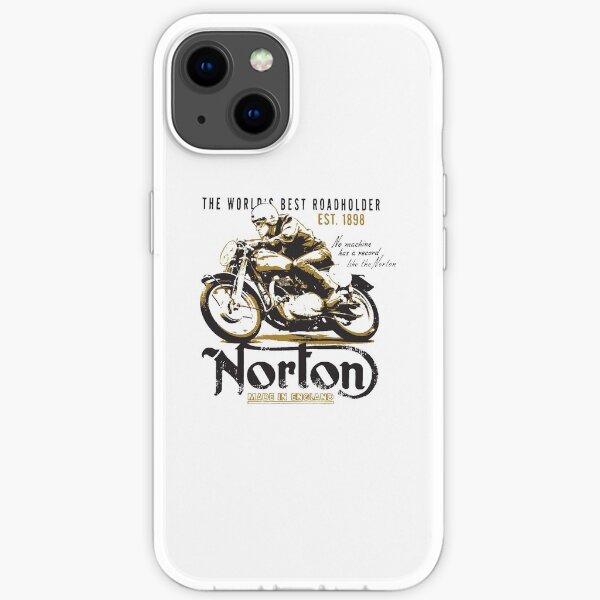 Moto vintage Norton Coque souple iPhone