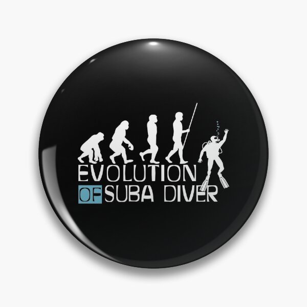 Item preview, Evolution Of Scuba Diver designed and sold by SmartStyle.