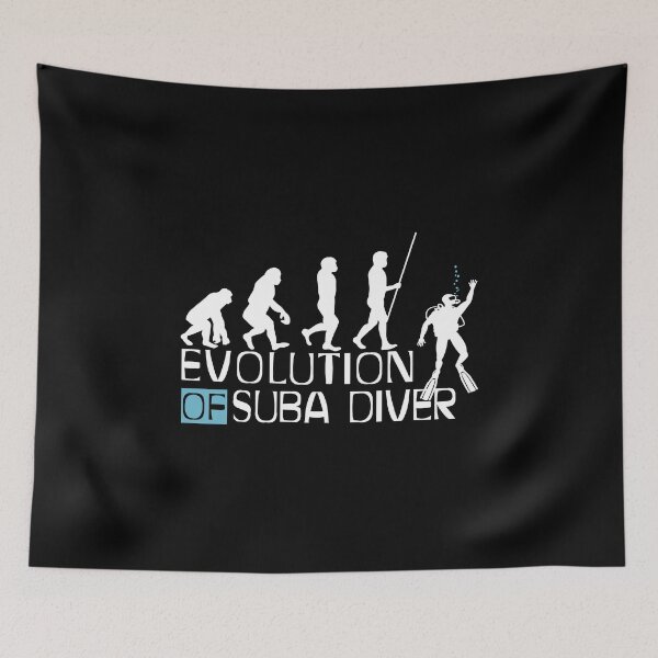 Item preview, Evolution Of Scuba Diver designed and sold by SmartStyle.
