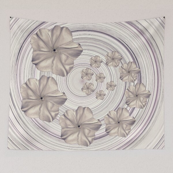 Item preview, Spiral Creamy Moon Flower Swirl  designed and sold by Roanemermaid.
