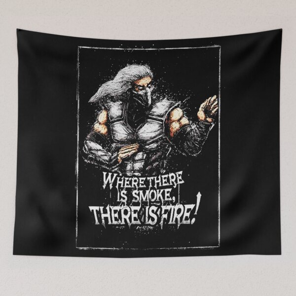 Item preview, Mortal Kombat Smoke Quotes designed and sold by Shinobi23.