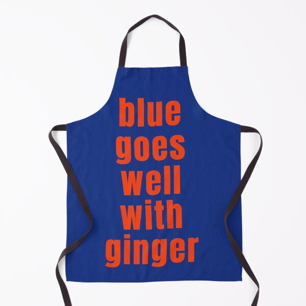 Item preview, Blue goes well with ginger. Redheads rule! Text only design, orange lower case. designed and sold by JellyBeenzz.