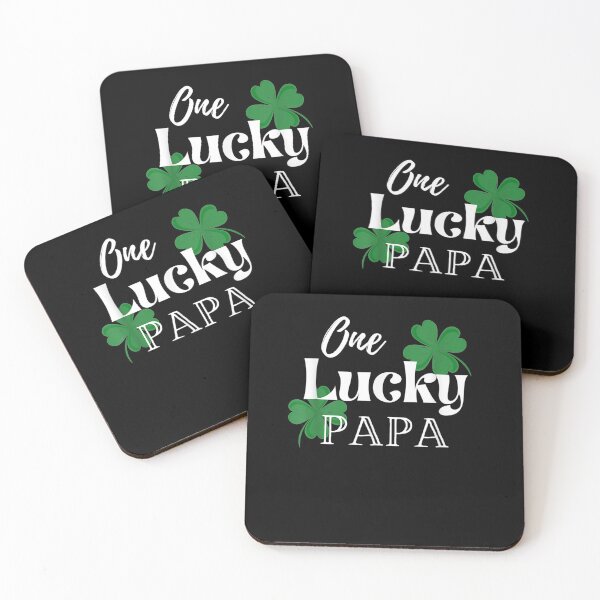 Item preview, One Lucky Papa St Patrick's Day Green Clover Shamrock Dad designed and sold by aguilaro.