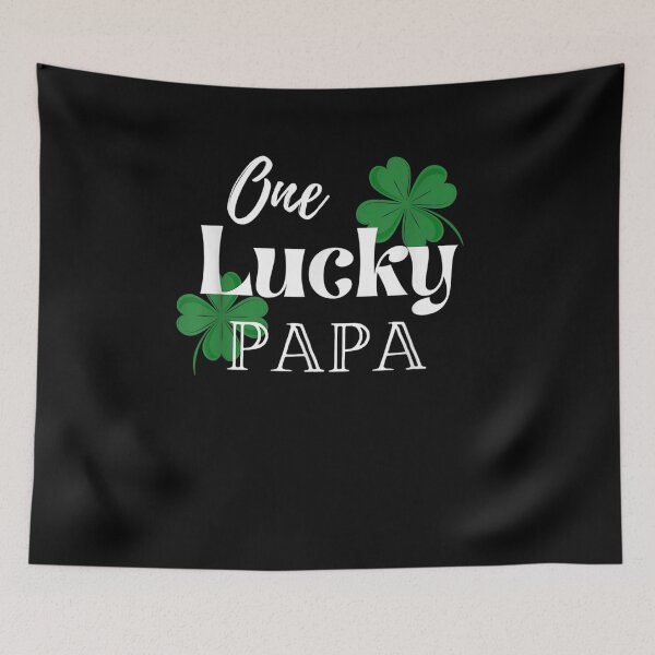 Item preview, One Lucky Papa St Patrick's Day Green Clover Shamrock Dad designed and sold by aguilaro.