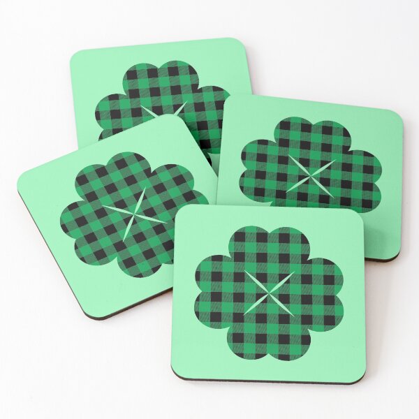 Item preview, Clover buffelo pattern on St Patricks day designed and sold by geoji.
