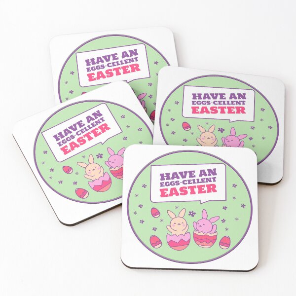 Item preview, Have An Eggs Cellent Easter - Happy Easter Wishes - Rabbit Easter Eggs designed and sold by MoonsmileProd.