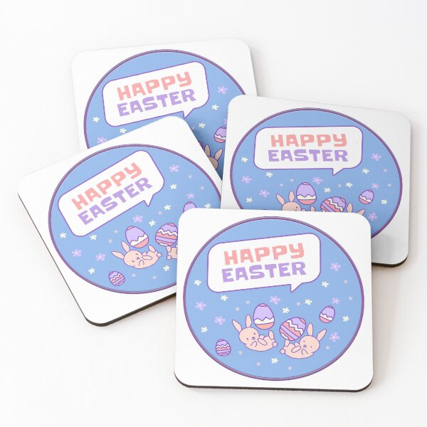 Item preview, Happy Easter - Easter Wishes, Bunny Rabbits, Easter Eggs designed and sold by MoonsmileProd.