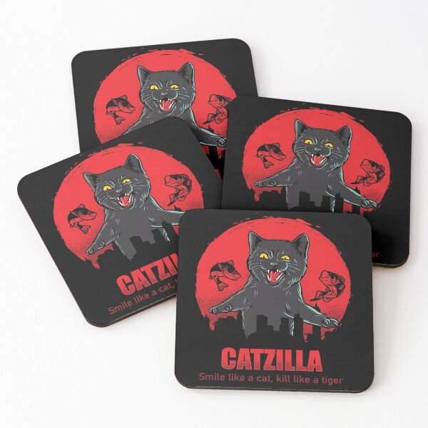 Item preview, Smile Like Cat, Kill Like Tiger, Tiger cat, Catzilla designed and sold by RAIID.