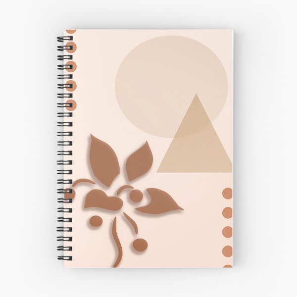 Item preview, Neutral Colors Floral Geometric Shapes designed and sold by noemptyframes.