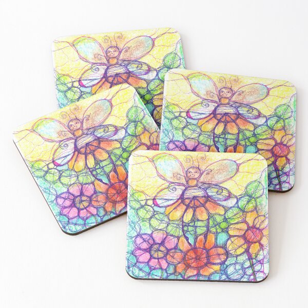 Item preview, Neuroart, Abstract colorful butterfly on flavors designed and sold by VikitaSolomakha.