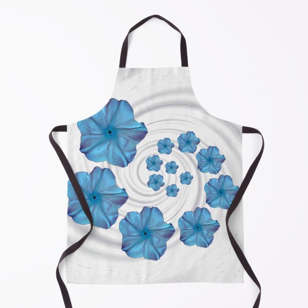 Item preview, Blue Moon Flower White Swirl designed and sold by Roanemermaid.