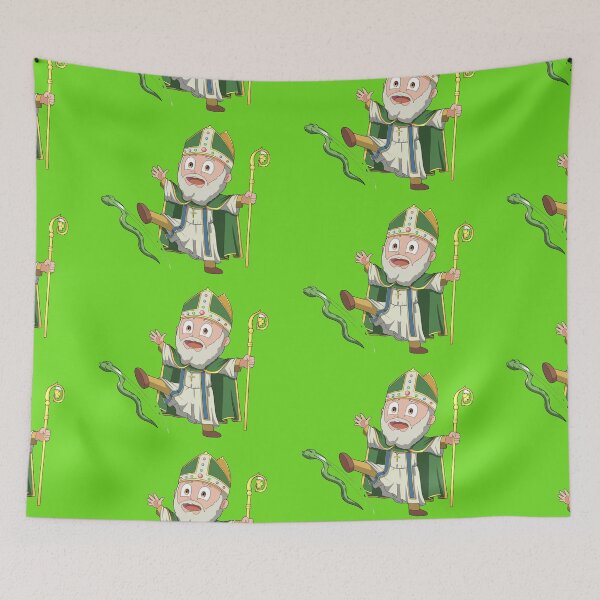 Item preview, Cute St Patrick Chibi Anime designed and sold by PatBenjanis.