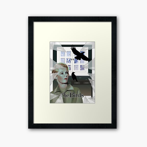 Alfred Hitchcock's The Birds Framed Art Print