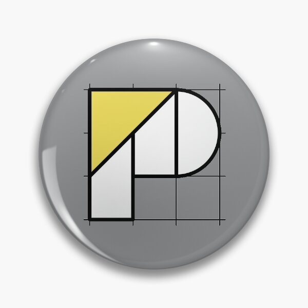 Item preview, P // Perfectionist Alphabet (Pantone Ultimate Gray + Illuminating) designed and sold by fumauk.