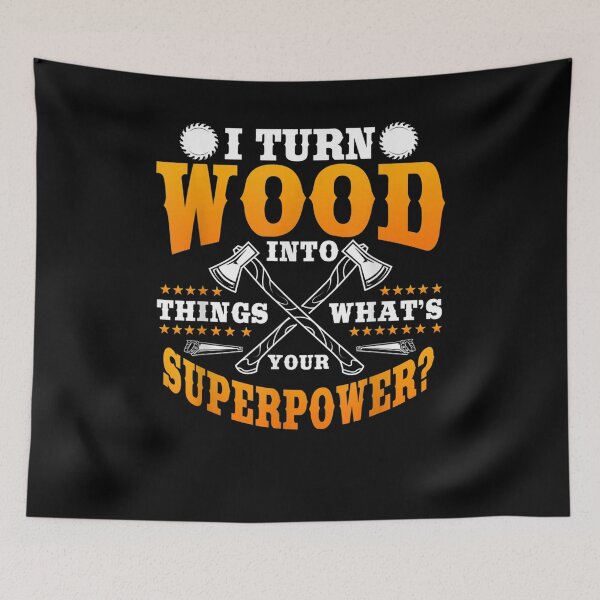 Item preview, I Turn Wood Into Things Funny Sarcasm Woodworker Gift designed and sold by aguilaro.
