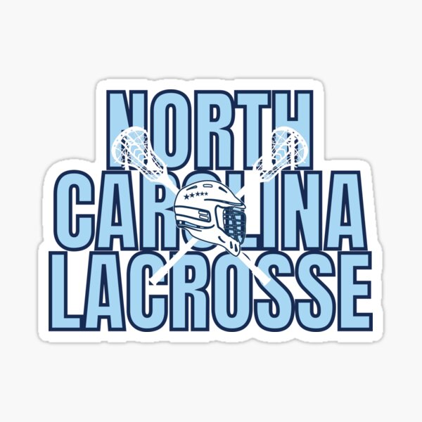 "North Carolina Lacrosse LAX Helmet NC Gift The Tarheel State graphic