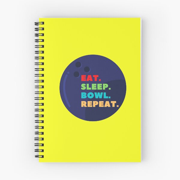 Item preview, eat sleep bowl repeat designed and sold by Zaibo.
