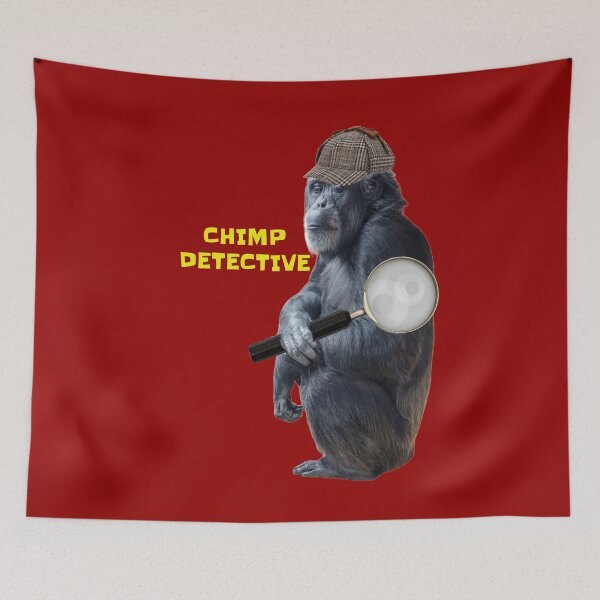 Item preview, Chimp the Pet Detective designed and sold by TeesbyGinyard.
