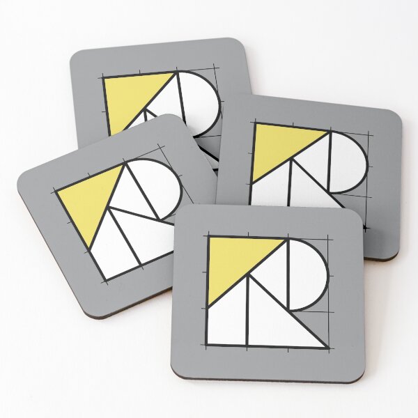 Item preview, R // Perfectionist Alphabet (Pantone Ultimate Gray + Illuminating) designed and sold by fumauk.