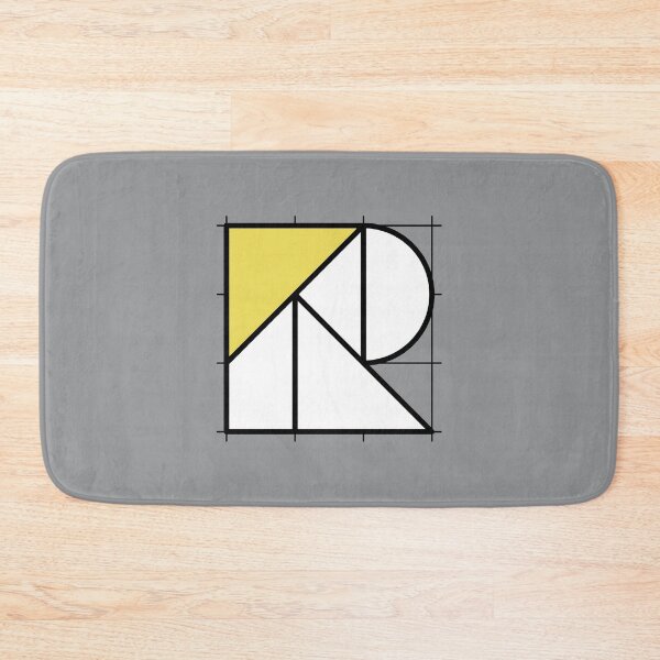 Item preview, R // Perfectionist Alphabet (Pantone Ultimate Gray + Illuminating) designed and sold by fumauk.
