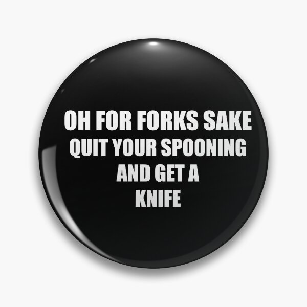Item preview, fork spoon knife pun designed and sold by MoonsmileProd.