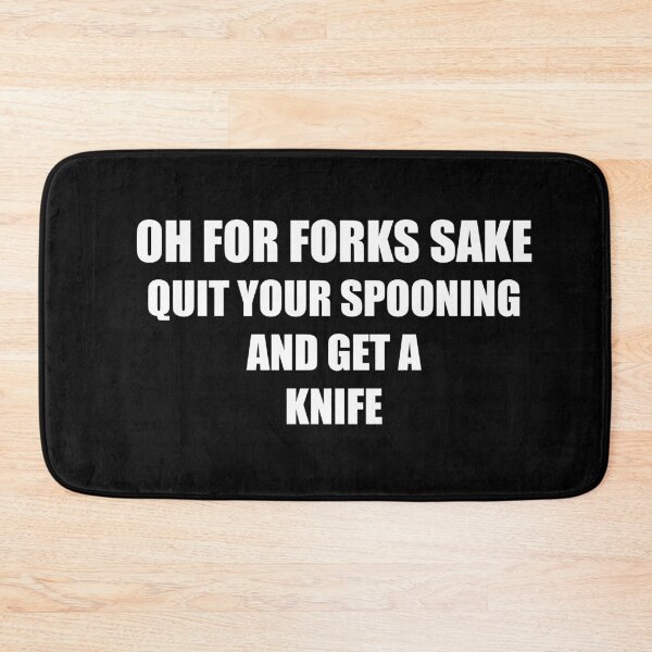 Item preview, fork spoon knife pun designed and sold by MoonsmileProd.