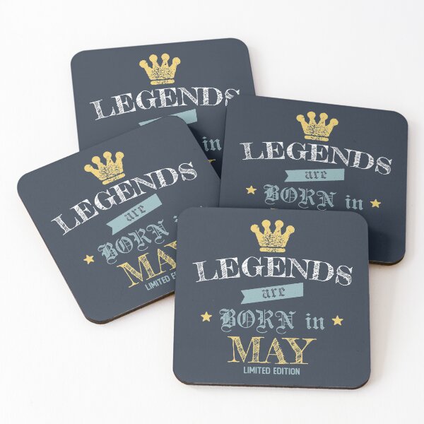 Item preview, Legends are Born in May designed and sold by wingstar.