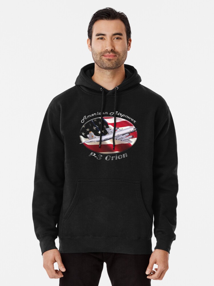 Alternate view of P-3 Orion American Airpower Pullover Hoodie