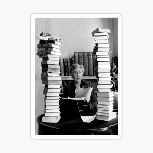 Agatha Christie Sticker