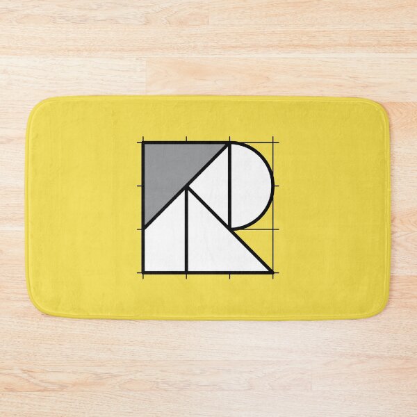 Item preview, R // Perfectionist Alphabet (Pantone Illuminating + Ultimate Gray) designed and sold by fumauk.
