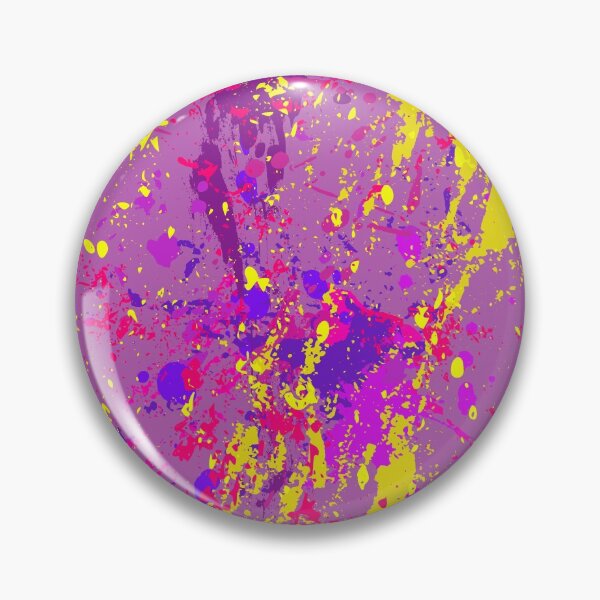 Artikelvorschau, rosa und gelber abstrakter expressionistischer Entwurf entworfen und verkauft von pauloneill-art.