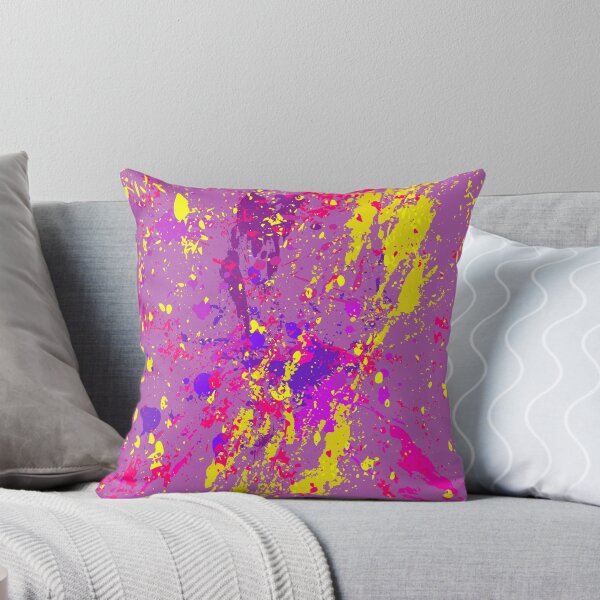Artikelvorschau, rosa und gelber abstrakter expressionistischer Entwurf entworfen und verkauft von pauloneill-art.